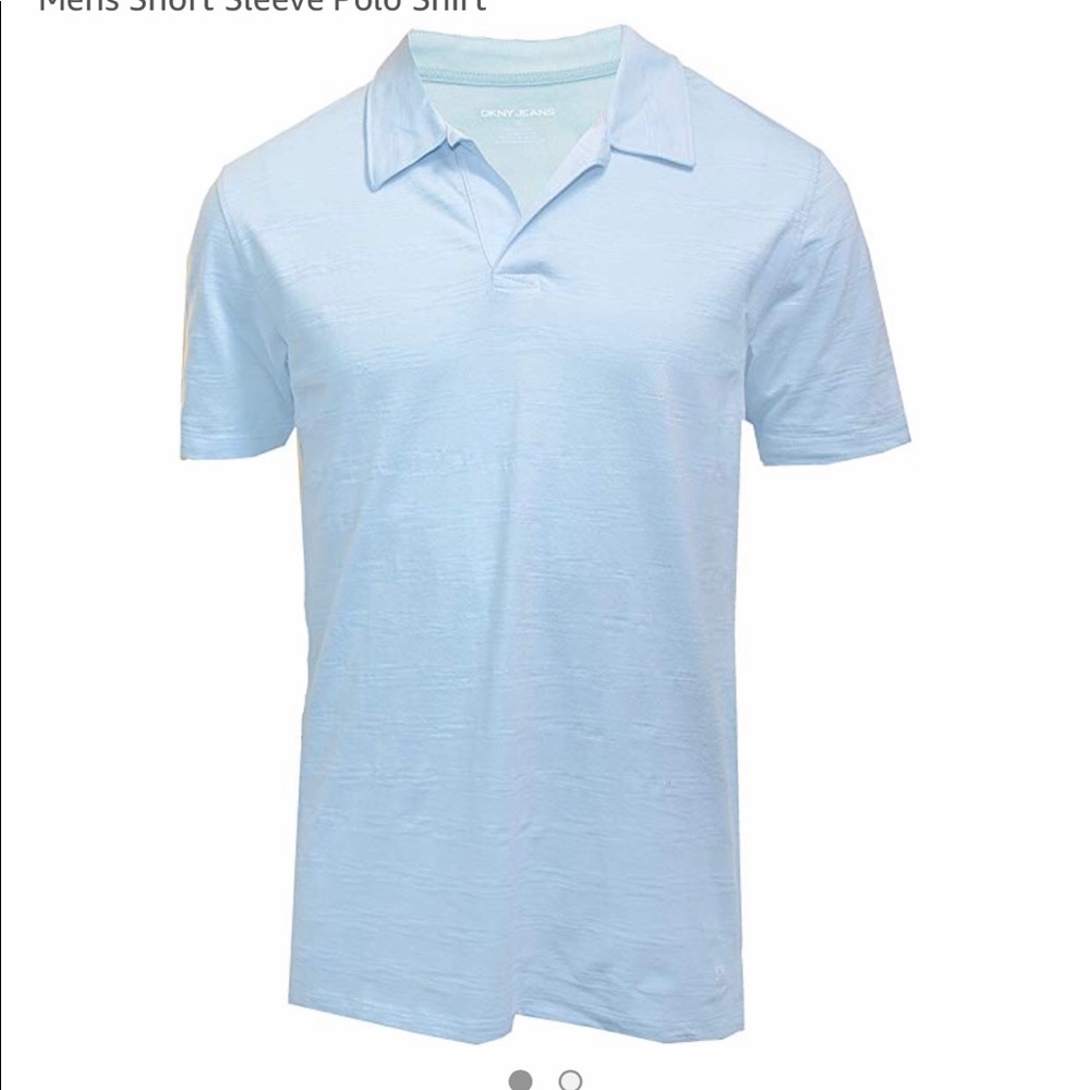 DKNY Men’s Polo. Light Blue